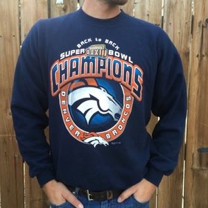 Denver Broncos Vintage Blue Sweater